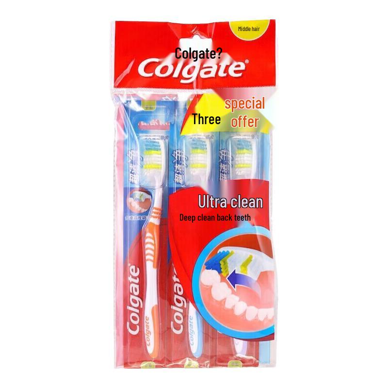 

Colgate Ultra Clean Soft Bristle Toothbrush 3-Pack