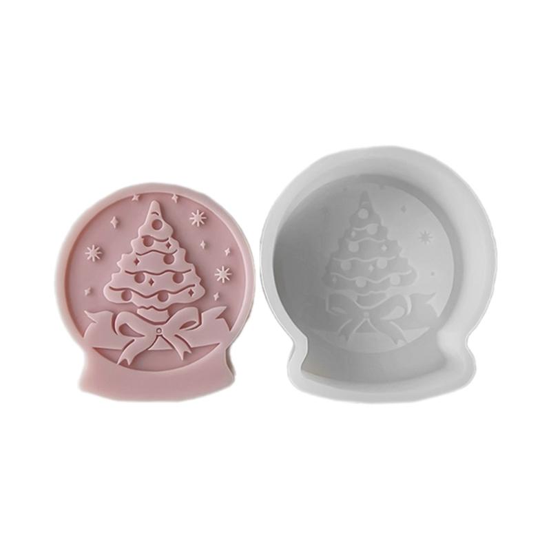 Creative Silicone Candle Mold Crystal Slickball Shaped Aromatherapy Mould for Craft Lovers Stylish Home Decoration Mould