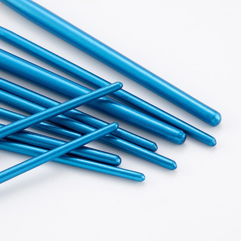 10 Nylon Brush Sets, Wooden Poles, Watercolor Paint, Oil Painting Brushes, Student Art Painting Brushes