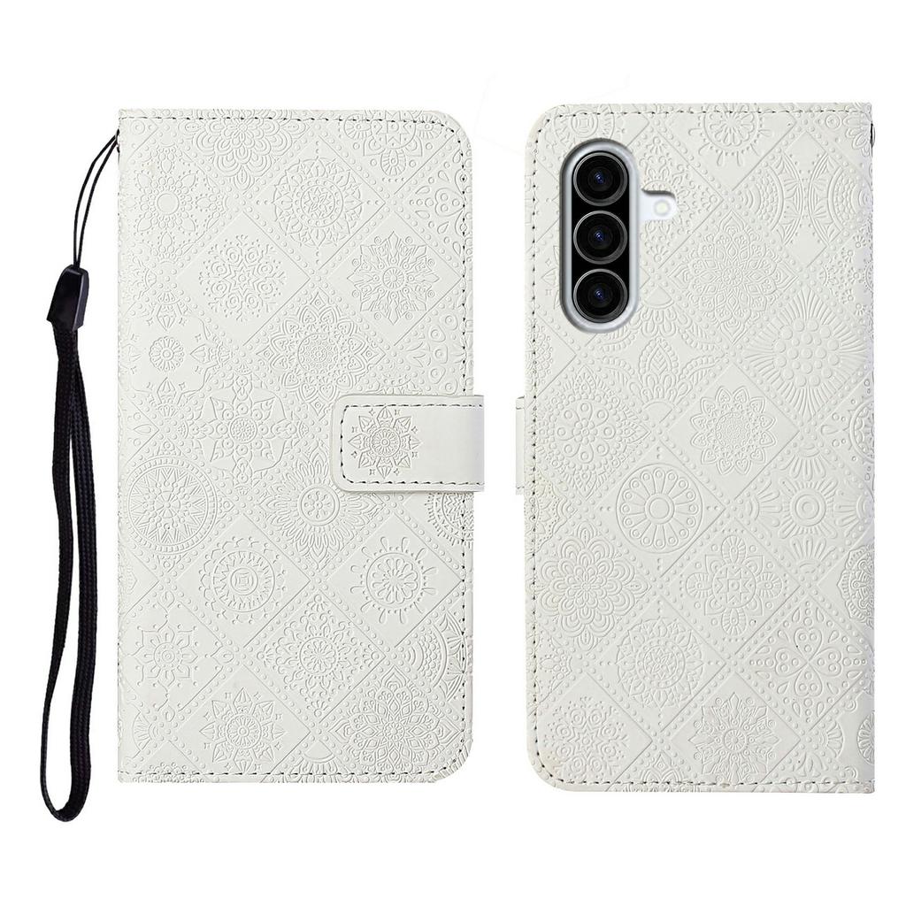 For Samsung Galaxy A36 5G Case Leather Case Ethnic Style Wallet Phone Cover with Strap