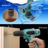 48V Dual Speed Brushless Cordless Electric Impact Drill Hammer Screwdriver LED Lighting