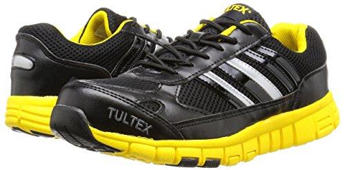 Tartex AZ51634 Safety Shoes, Work Shoes, Steel Toe Cap, Flexible, Lightweight, 3E, Black, Size 27.0 cm