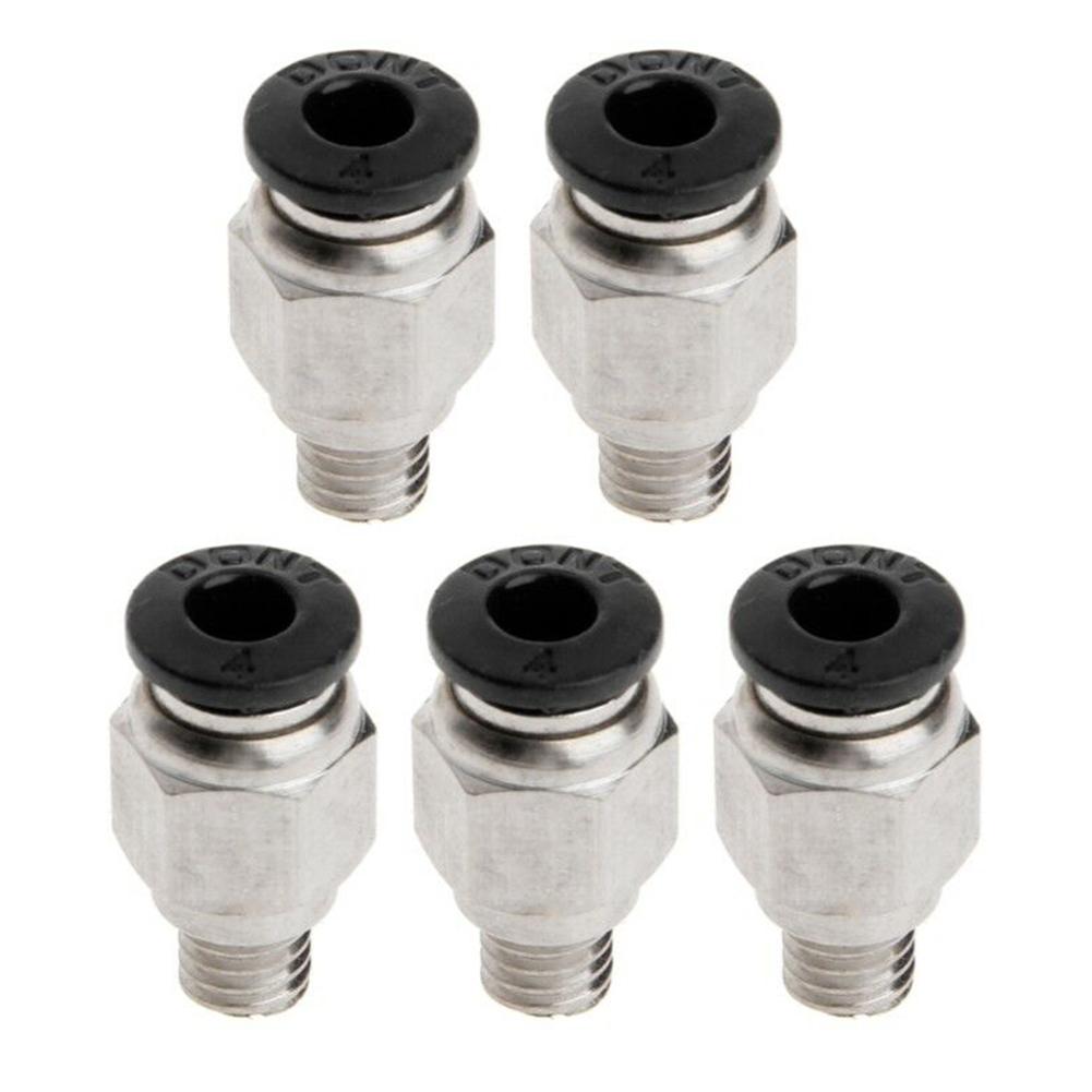 20pcs Pneumatic Fittings PC4-M6 for 4mm PTFE Tube Couplers Pneumatic Connectors Compatible with Pneumatic Systems