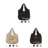 Tote Bag Ladies Foldable Reusable Polyester Shoulder Carrying Bag For Daily Use