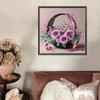 5D DIY Partial Special Shaped Drill Diamond Painting Flower Basket Decor 30x30cm