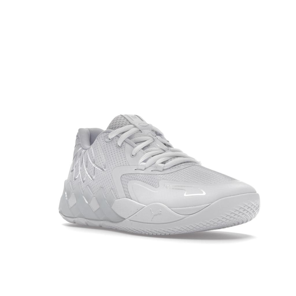 Puma MB.01 Lo LaMelo Ball Pánské basketbalové boty Puma White Silver 376941-04