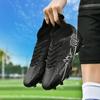 35-45 Teenagers' Large Size High Leg Nails Football Training Sneakers Children's Football Shoes