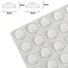 Silicone Self-Adhesive Clear Round Bumper Pads, Cabinet Door Sound Dampening Buffers, Furniture Silent Rubber Stoppers
