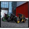 Simulation 1/10 Alloy Har Vintage Motorcycle Model with Sound and Light Diecast Toy Motorbike Collection Miniature Voiture