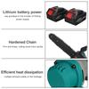 288VF Brushless Electric Saw Chainsaw 8/10 Inches Rechargeable Wood Cutter Woodworking Power Tools For Battery 2500W
