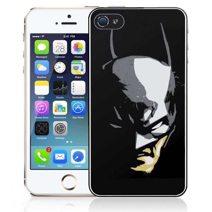 Coque iPhone 4 - 4S Batman Paint Visage