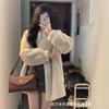 Fur integrated imitation mink fur coat women's medium and long Korean version loose mink fur coat 2024 winter