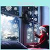 Snowflake Static Cling Window Stickers Pvc Christmas Holiday Decoration Pack