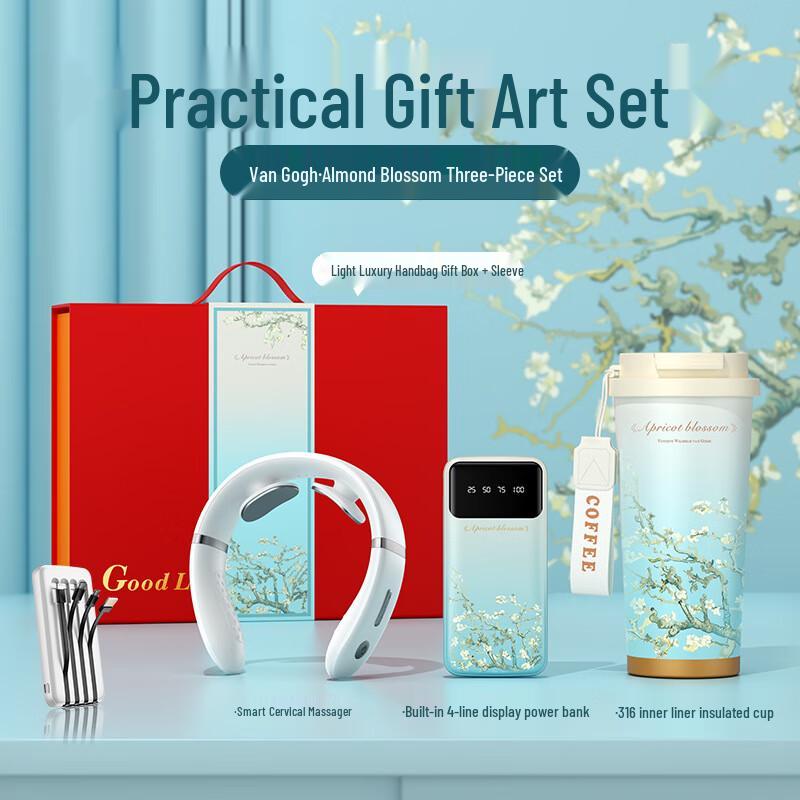 

Van Gogh Almond Blossom 316 Stainless Steel Insulated Mug Gift Set 450ml