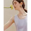 INMAN French Sleeveless Pleated Waist Dress