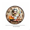 2D Wall Clock Light Luxury Silent Decorative Home Decor 20CM Hs0091