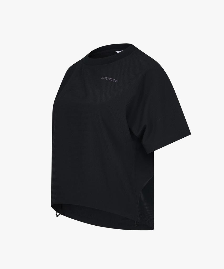 SPYDER Women'S Seersucker Short Sleeve Set Spkmcnrs352Wblk