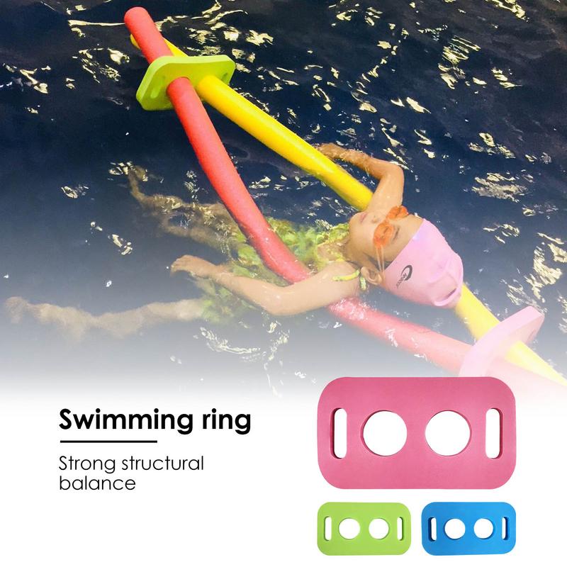 3pcs Swim Noodle Connector EVA Swimming Stick Foam Connector With 2 Cross Holes Water Fun Kids Swim Noodle Accessories