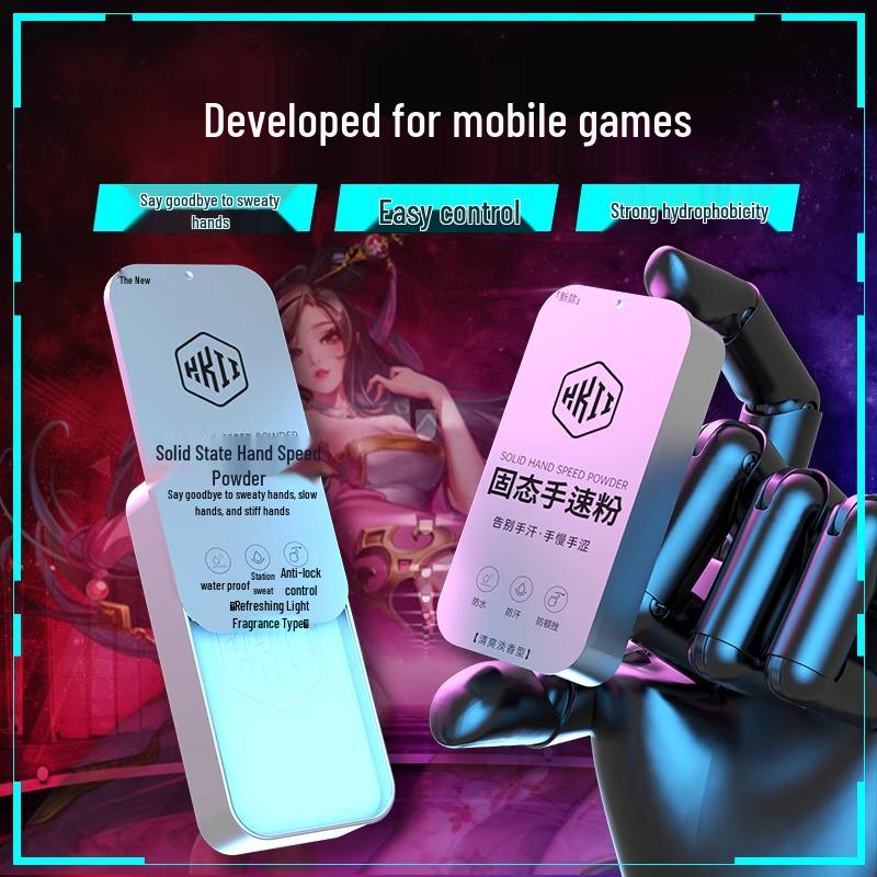 

Антискользящие наперстки для мобильных игр: Порошок, устойчивый к поту, для улучшенного захвата в киберспорте