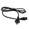 3-Pin Figure-8 National Standard Power Cord, 0.75mm² Pure Copper, 1.5m Length, Straight Plug.