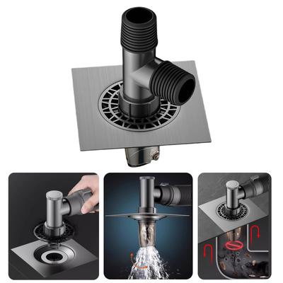 Washing Machine Floor Drain Adapter Tees Joint AntiOverflow Sewer Elbow Pipe Connector Bathroom Accessories Enduring