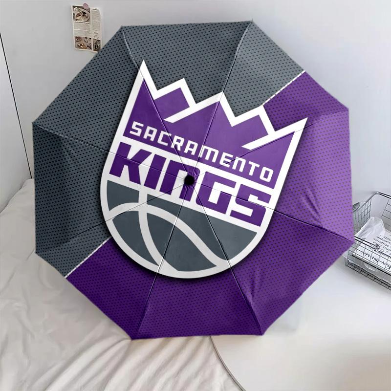 Sacramento Kingspattern, automatic folding umbrella, portable and foldable design, 8 ribs, a Christmas or birthday gift.