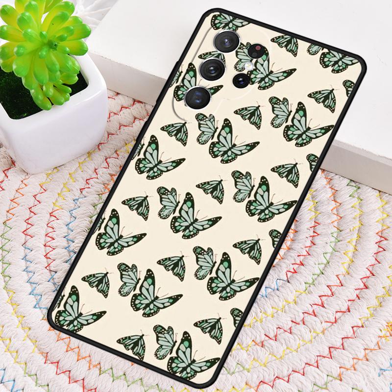Cute Aesthetic Butterfly Phone Case for Samsung Galaxy note 10 pro S26 Ultra S23 S24 FE S25 S21 S22 PLUS shockproof Cove