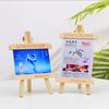 Holz Mini Bilderrahmen Display Kreativer Hochzeitsfeier Foto Ständer Halter Kinder Malerei Basteln