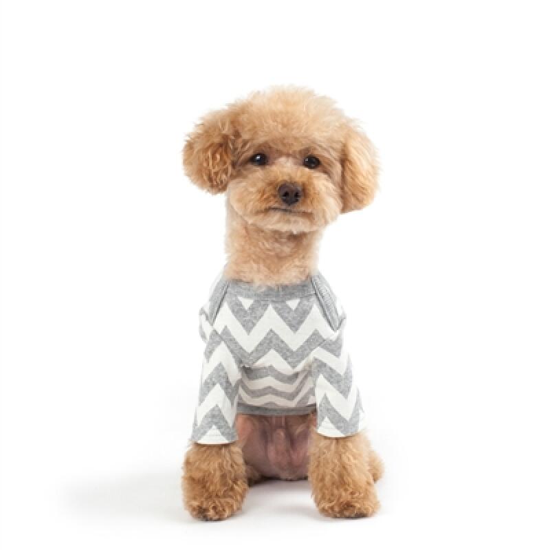 Zigzag T-shirt _Gray SM