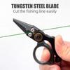 Stainless Steel Fishing Pliers Scissors Forked Ring Fishing Clamp New Fishing Line Cutter  Fishing