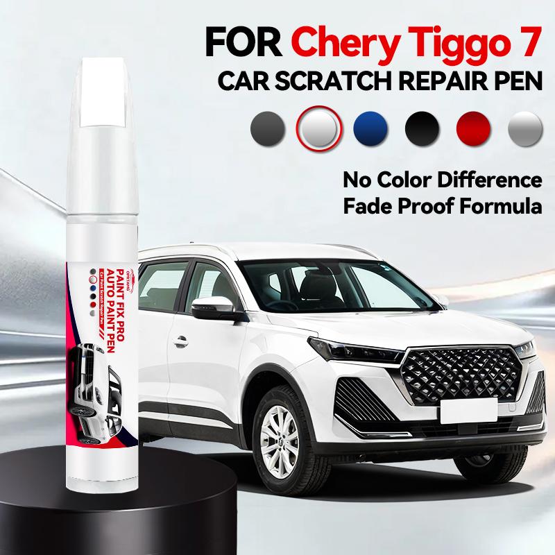 For Chirey Chery Tiggo 7 7Pro 2016-2025 T1X T1 Paint Repair Pen Touch Up Scratch Remover DIY Auto Accessories Black White Red