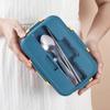 maxcook Large Capacity Plastic Divided Lunch Box