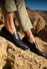 Wittchen Men's Genuine Leather Moccasins With Metal Logo Black Black Genuine Leather