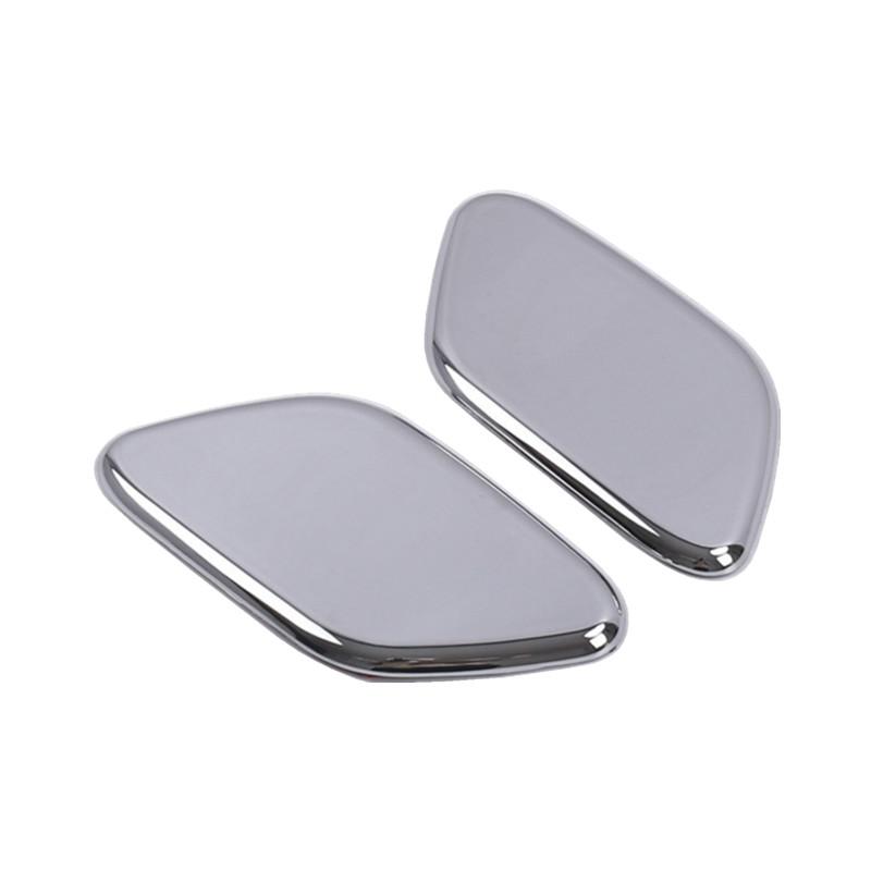 For KIA Sportage 4 QL KX5 2016 2017 2018 ABS Chrome auto accessories Car front Head Decoration patch Cover Trim car styling 2pcs