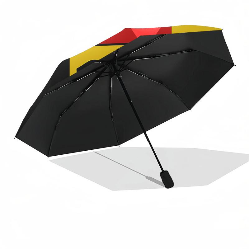 Eagle Shield Automatisches Öffnen und Schließen, 8-Rippen-Struktur Tragbarer Regenschirm, Geeignet für Männer und Frauen zu allen Jahreszeiten Perfektes Geschenk für H