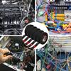5 Rolls Wire Loom Harness Tape Flame Retardant Adhesive Fabric Tape Heat Proof Insulation Electrical Tape for Automotive Engines