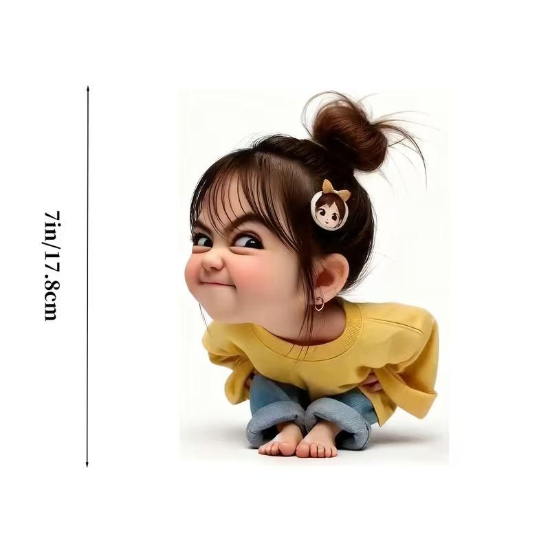 Creative And Cute Car Sticker Body Scratch Cover Car Window Decoration Waterproof Car Sticker Car Decorative Stickers
