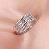 Acciaio Inossidabile Skyrim Anello di Atlantide Uomo Donna Moda Minimalista Anelli per Coppia Fedina Gioielli per Anniversario Regalo Vendita all'Ingrosso