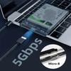 Xiaomi USB 3.0 HDD Enclosure 2.5 inch SATA SSD Hard Drive Case with 5Gbps Transfer Speed Mobile External Housing Harddisk Boxs Cable