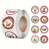 500pcs Christmas Sticker Roll Festive Decor for Cards, Envelopes & Gifts Perfect for Holiday Parties & Crafts