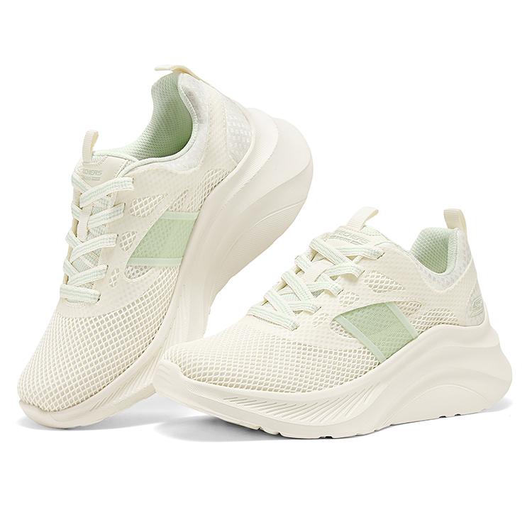 Skechers Sport Comfortable Durable Low-Top Casual City Commuting Running Shoes Women Sneaker Light-Green 117522-MNT