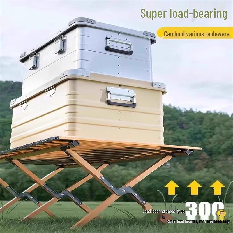 OEING Outdoor Folding Camping Table and Chair Set