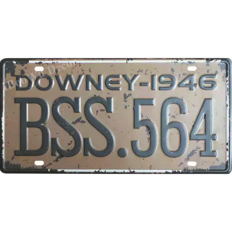 Popular City Plate Poster Vintage Wall Decor Worldwide Canada/London/Brazil Metal Tin Sign Plaques Poster 15x30cm