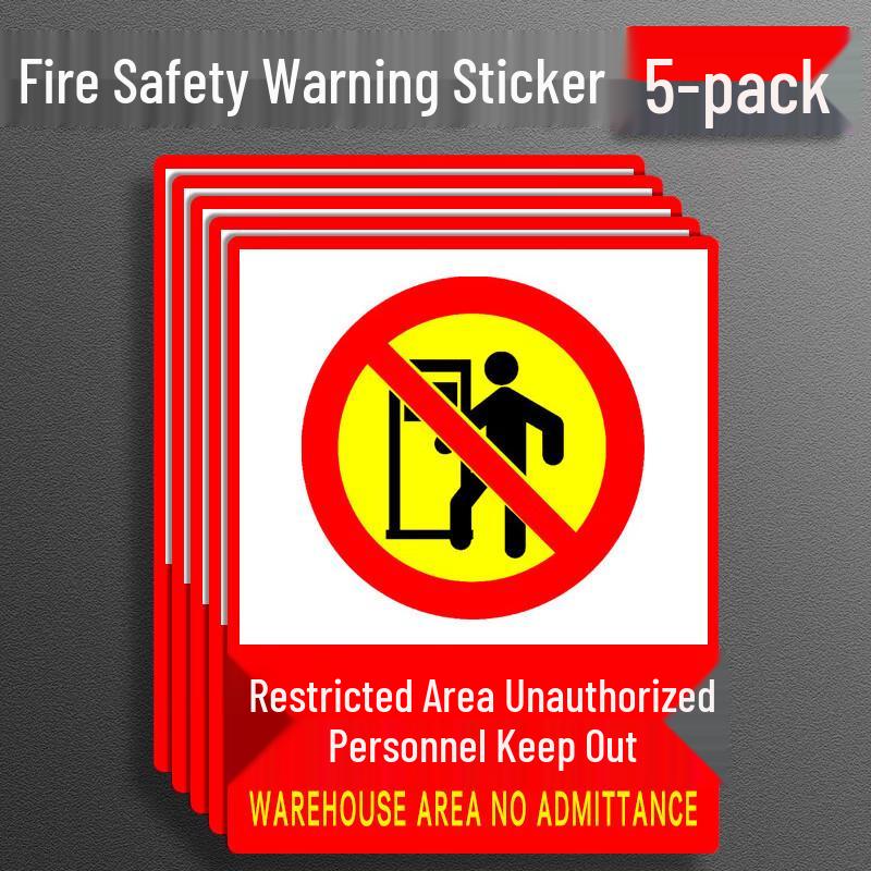 Jundingying Warehouse Safety Warning Signs