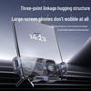 Foldable Wireless Charging Car Mount for Large Screen Phones, Compatible with Huawei X6, Samsung, and More.