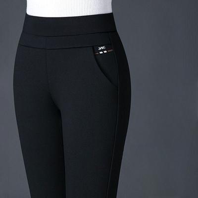 Trendy Mom Pants für Damen: Schmale Passform, hohe Taille, große Größe, elastische, lässige, gerade Hose für Frühling und Sommer.