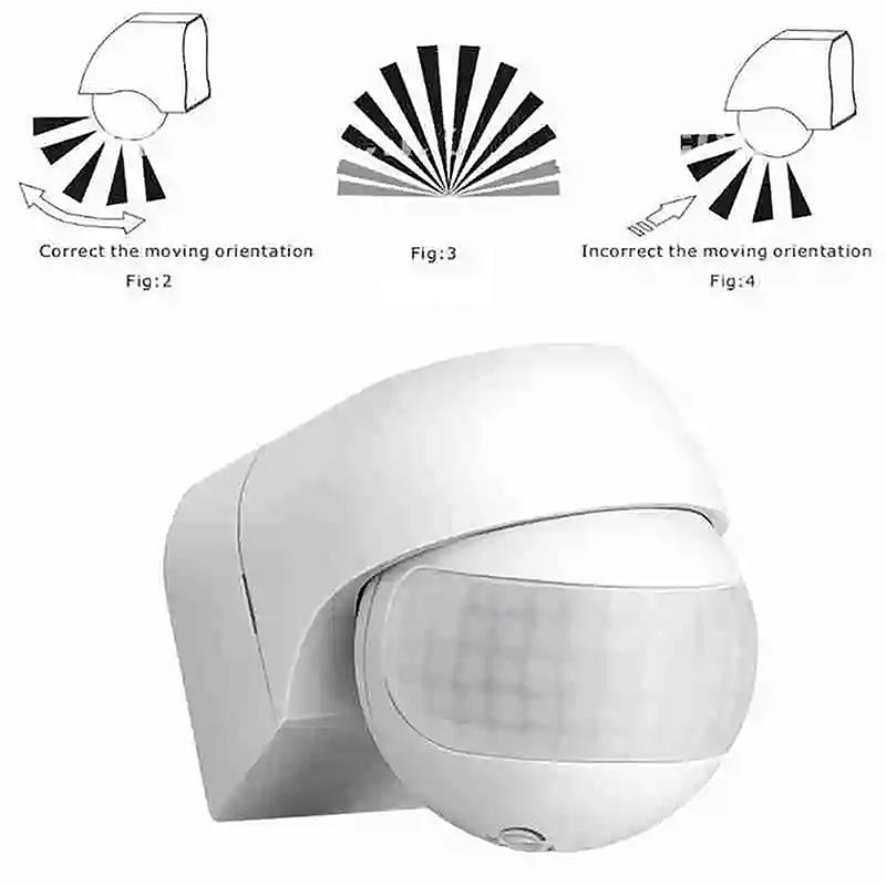 Outdoor Infrared Long Motion Ac100V~240V Wall Switch Pir Detectors Led Sensor Waterproof Timer Light Motion Sensor