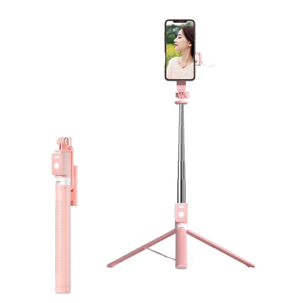 Mobiler Bodenständer für Telefon - 1,7 m Stativ mit tragbarem Selfie-Stick für Live-Übertragungen im Freien