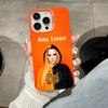 Avril Lavigne Pink Translucent Mobile Phone Case for iPhone 17 16 15 14 13 12 11 X XR XS Air Pro Max Plus Colorful Cover