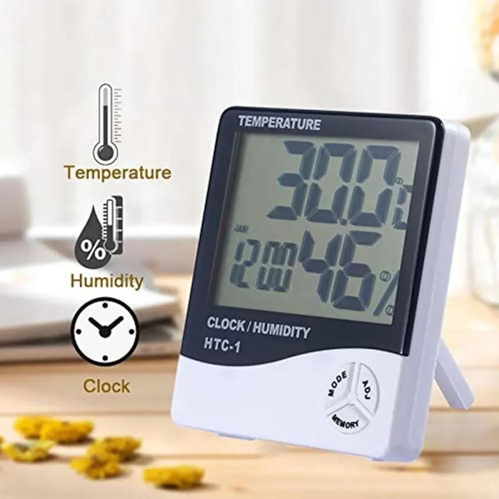 Mini LCD Digital Thermometer Hygrometer Indoor Room Temperature Humidity Meter Sensor Gauge Weather Station